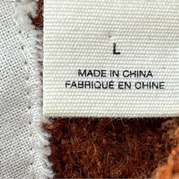 Anthropologie Angel of the North Earthy Brown Cowl Neck Tunic Style Sweater L - Picture 9 of 11